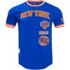 Pro Standard NBA Mens Mens NBA Retro Classics Cotton Double Knit Short Sleeve Tee(Royal Blue/Orange)