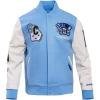 Pro Standard NCAA mens Mens College Campus Ransom Wool Varsity Jacket(University Blue/White)