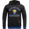 Pro Standard NCAA mens Mens College Classic Chenille Brushed Back French Terry Pull Over Hoodie(Black/Royal Blue/Black)
