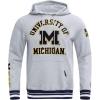 Pro Standard NCAA mens Mens College Classic Chenille Brushed Back French Terry Pull Over Hoodie(Heather Grey/Midnight Navy)