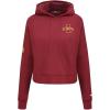 Pro Standard Womens College Classic Essentials Cropped Pullover Hoodie(Cardinal Red)