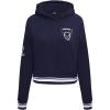 Pro Standard Womens College Classic Essentials Cropped Pullover Hoodie(Midnight Navy)