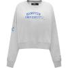 Pro Standard Womens College Hampton University College Classic Essentials Crewneck Sweatshirt Heather Grey M