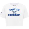 Pro Standard Womens Hampton University Classic Essentials Short Sleeve Boxy Tee White XL
