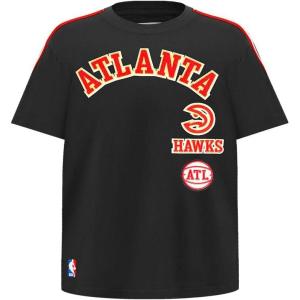 Big Boys NBA Retro Classics Cotton Taping Tee(Black/Red)