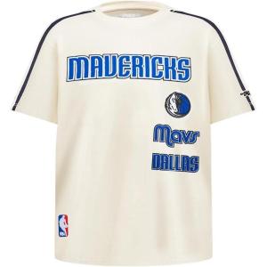 Big Boys NBA Retro Classics Cotton Taping Tee(Eggshell/ Midnight Navy)