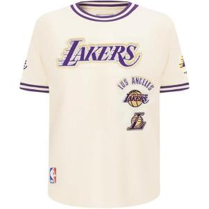 Big Boys NBA Retro Classics Cotton Taping Tee(Eggshell/ Purple)