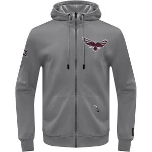 Pro Standard Mens College Classic Chenille Full Zip Hoodie(Gray)