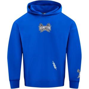 Pro Standard Mens College Wingspan Brushed Back French Terry Pull Over Hoodie(Royal Blue)