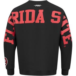 Pro Standard Mens College Wingspan Fleece Crewneck Sweatshirt(Black)