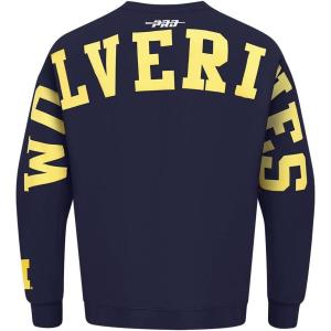 Pro Standard Mens College Wingspan Fleece Crewneck Sweatshirt(Midnight Navy)