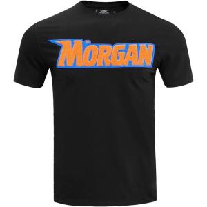 Pro Standard Mens Morgan State University Classic Chenille Short Sleeve Tee Black XL
