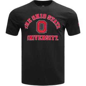 Pro Standard Mens Ohio State University Classic Chenille Short Sleeve Tee Black M