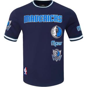 Pro Standard NBA Mens Mens NBA Retro Classics Cotton Double Knit Short Sleeve Tee(Midnight Navy)