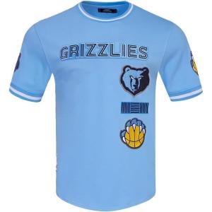 Pro Standard NBA Mens Mens NBA Retro Classics Cotton Double Knit Short Sleeve Tee(University Blue)