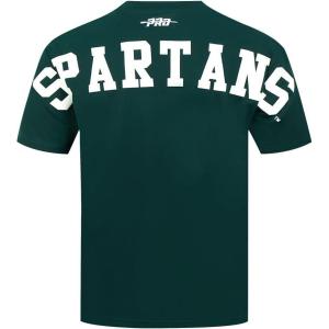 Pro Standard NCAA Mens Mens College Wingspan Cotton Short Sleeve Tee(Forest Green)