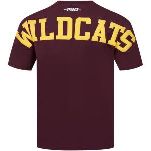 Pro Standard NCAA Mens Mens College Wingspan Cotton Short Sleeve Tee(Wine)