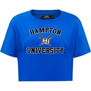 Pro Standard NCAA Womens Womens College Classic Essentials Cotton Short Sleeve Boxy Tee(Royal Blue)