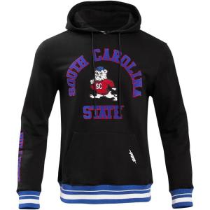Pro Standard NCAA mens Mens College Classic Chenille Brushed Back French Terry Pull Over Hoodie(Black/Dodger Blue)