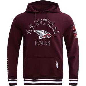 Pro Standard NCAA mens Mens College Classic Chenille Brushed Back French Terry Pull Over Hoodie(Wine)