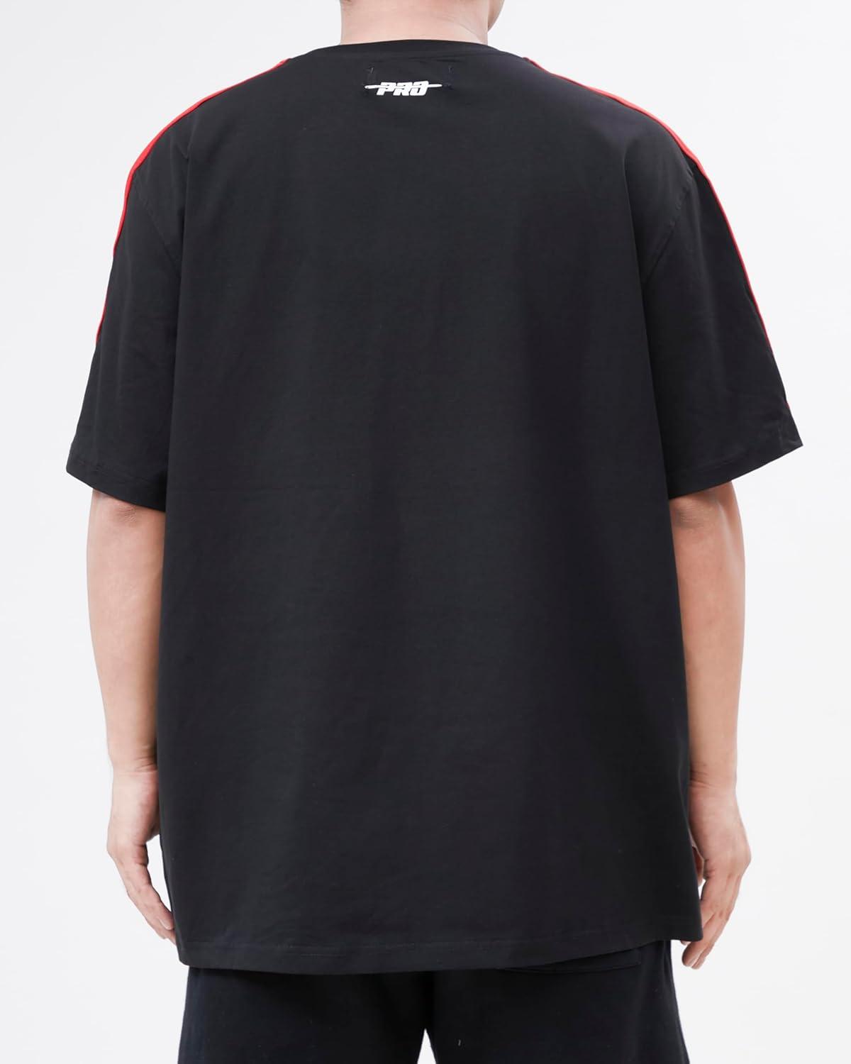 image:imageMens NBA Retro Classics Cotton Taping TeeBlackRedBlack