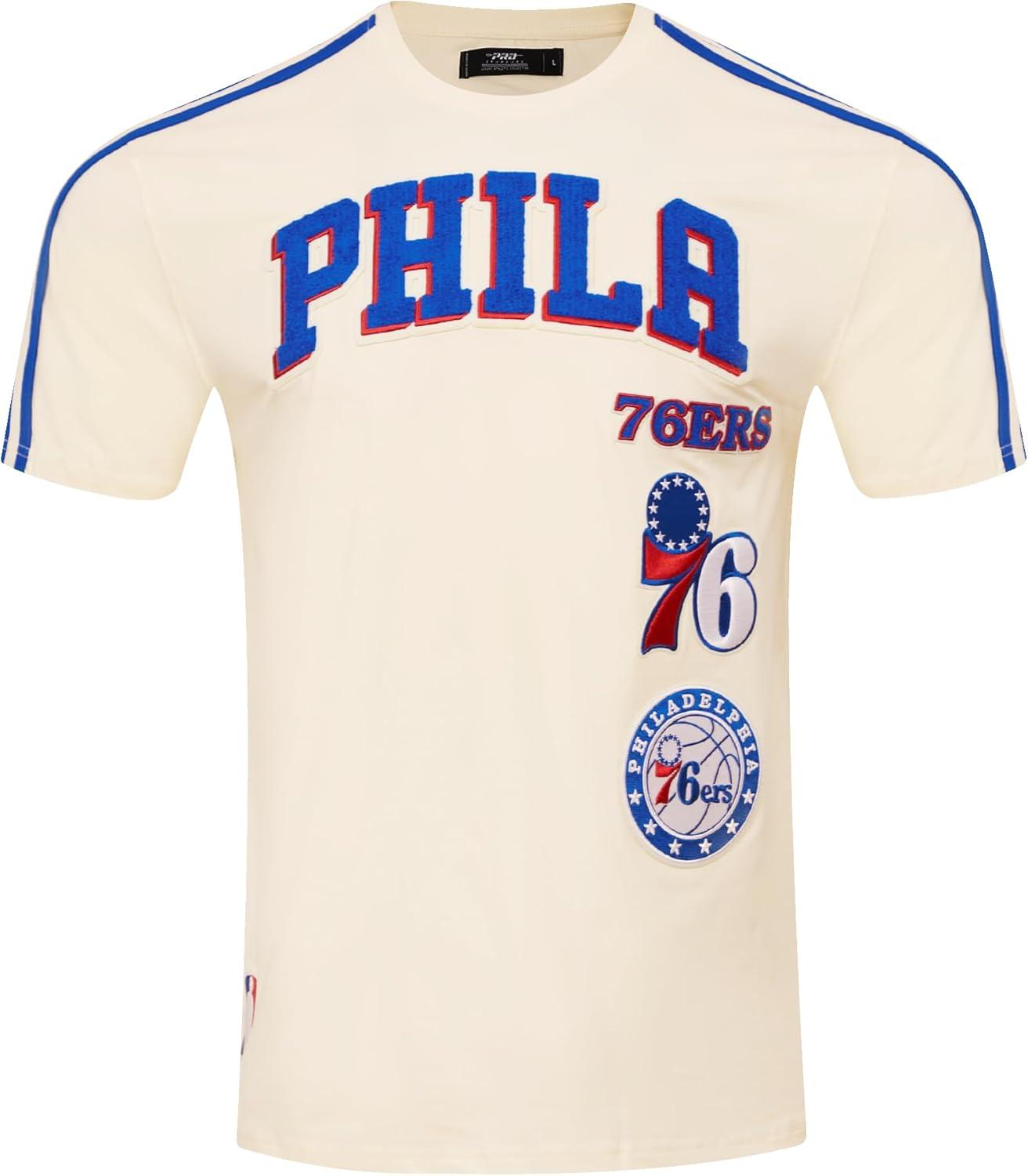 image:imageMens NBA Retro Classics Cotton Taping TeeEggshellRoyal Blue