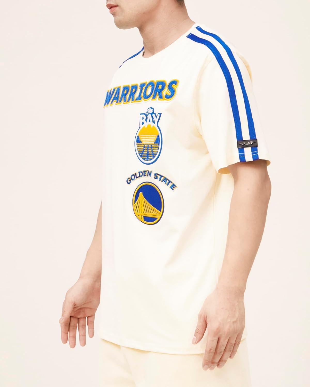 image:imageMens NBA Retro Classics Cotton Taping TeeEggshellRoyal Blue