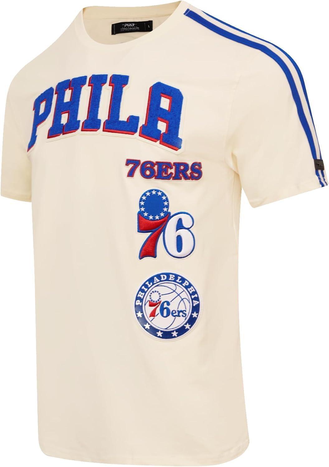 image:imageMens NBA Retro Classics Cotton Taping TeeEggshellRoyal Blue