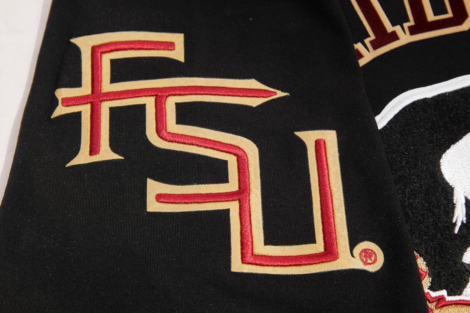 image:imagePro Standard Mens Florida State University Classic Chenille Short Sleeve Tee Black XL