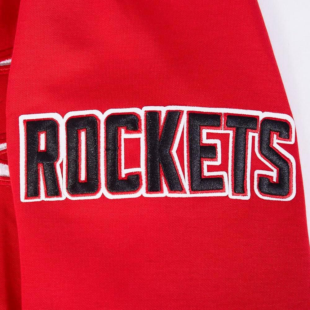 image:imagePro Standard Mens NBA Classic Chenille Cotton Double Knit Full Zip HoodieRed