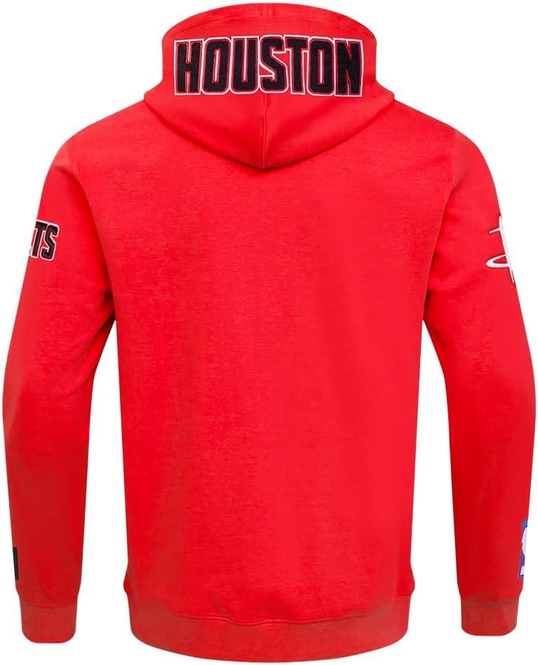 image:imagePro Standard Mens NBA Classic Chenille Cotton Double Knit Full Zip HoodieRed