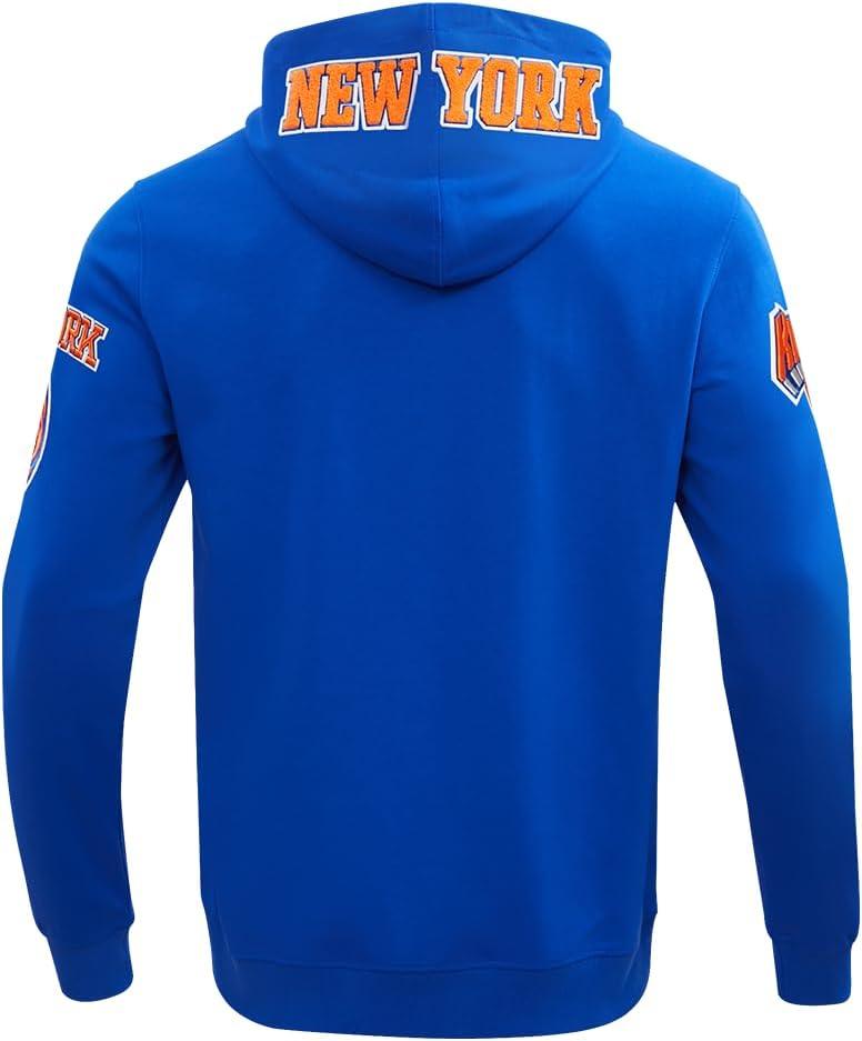 image:imagePro Standard Mens NBA Classic Chenille Cotton Double Knit Full Zip HoodieRoyal Blue
