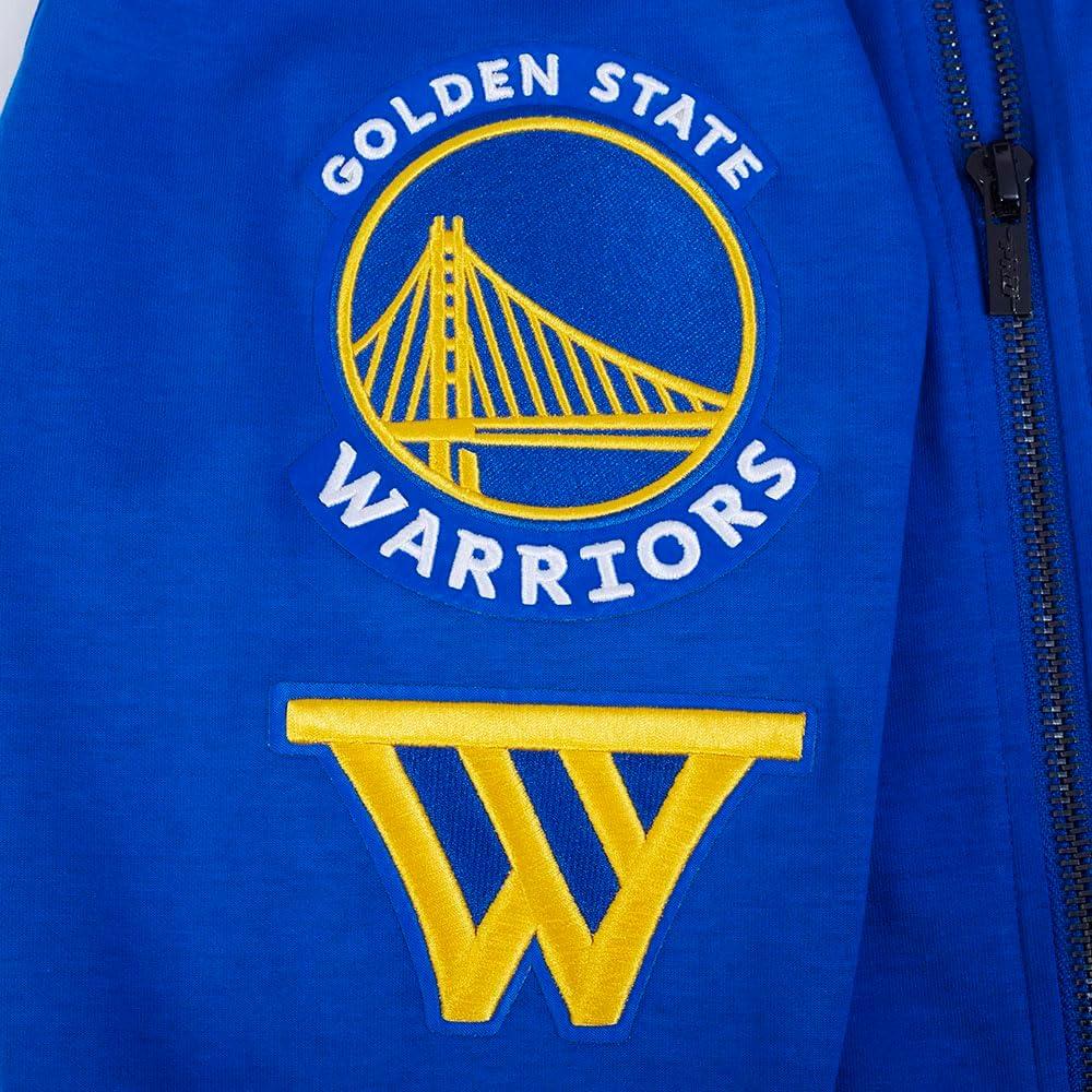 image:imagePro Standard Mens NBA Classic Chenille Cotton Double Knit Full Zip HoodieRoyal Blue