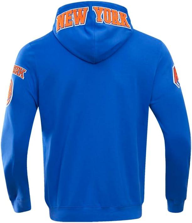 image:imagePro Standard Mens NBA Classic Chenille Cotton Double Knit Full Zip HoodieRoyal Blue