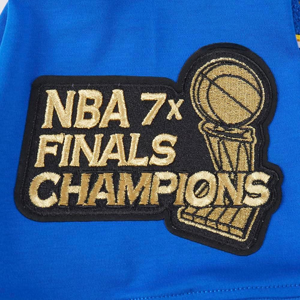 image:imagePro Standard Mens NBA Classic Chenille Cotton Double Knit Short Sleeve HoodieRoyal Blue