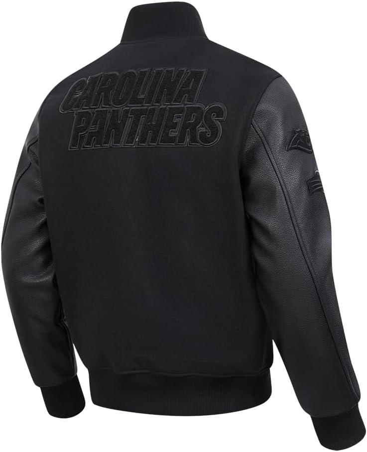 image:imagePro Standard Mens NFL Classic Triple Black Varsity JacketTriple Black