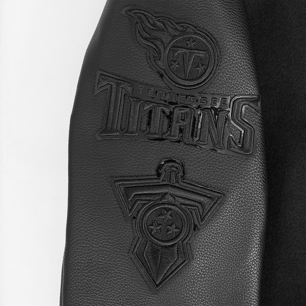 image:imagePro Standard Mens NFL Classic Triple Black Varsity JacketTriple Black