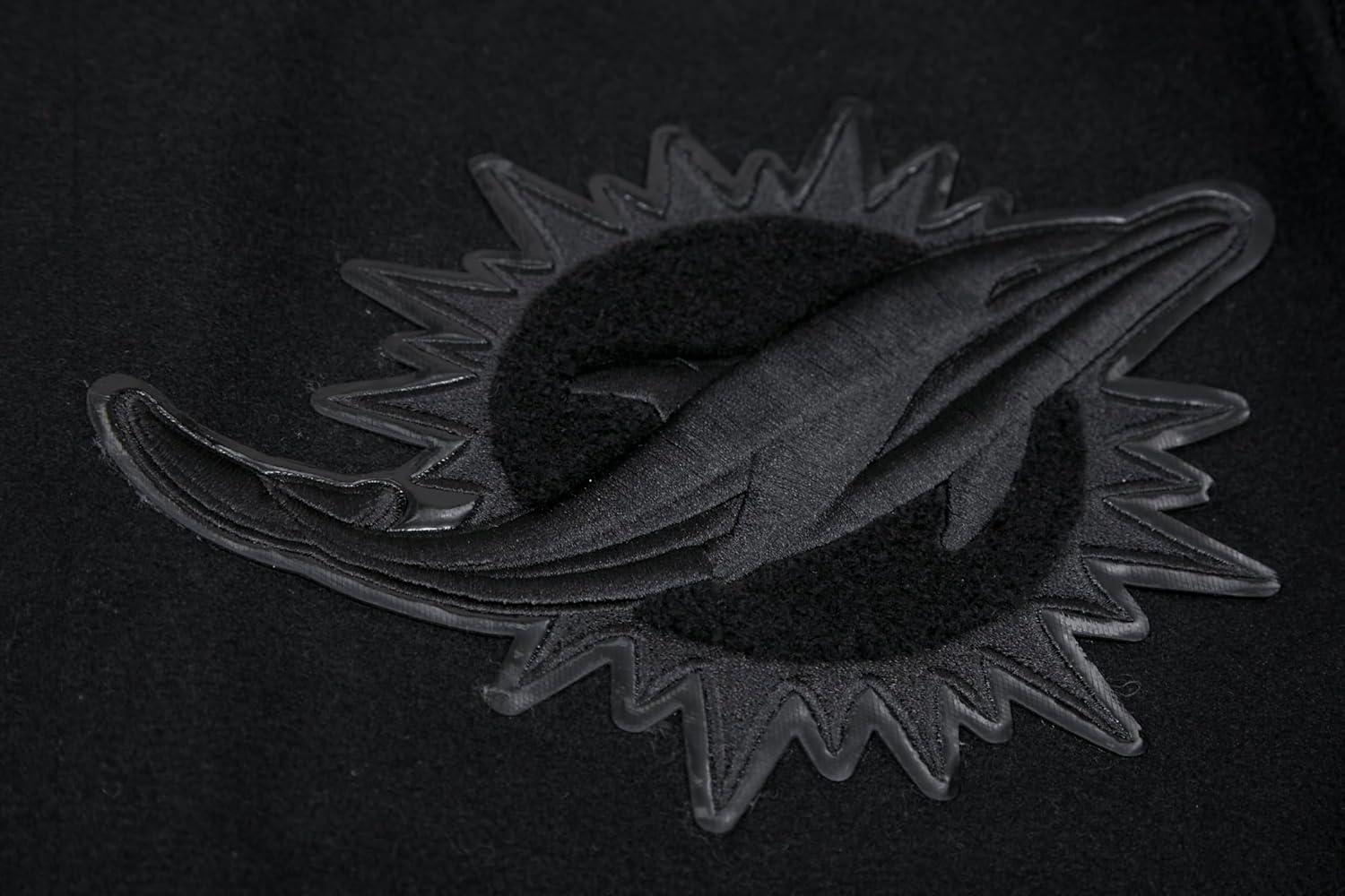 image:imagePro Standard Mens NFL Classic Triple Black Varsity JacketTriple Black