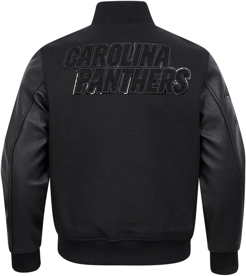 image:imagePro Standard Mens NFL Classic Triple Black Varsity JacketTriple Black