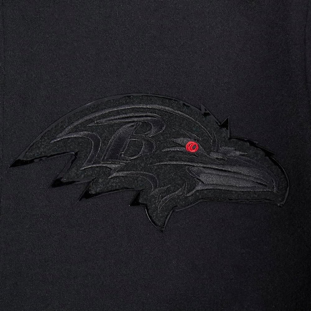 image:imagePro Standard Mens NFL Classic Triple Black Varsity JacketTriple Black
