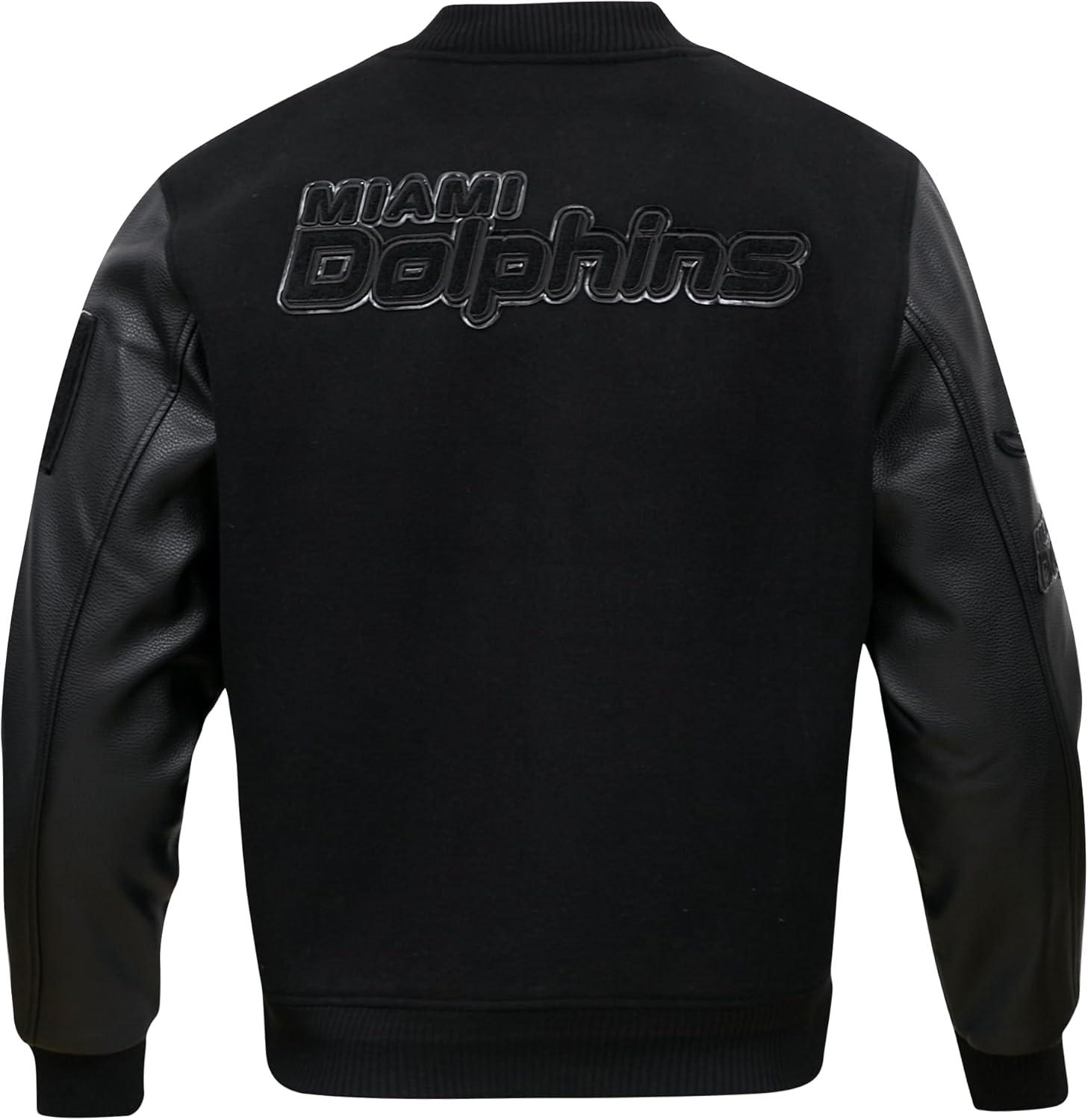 image:imagePro Standard Mens NFL Classic Triple Black Varsity JacketTriple Black