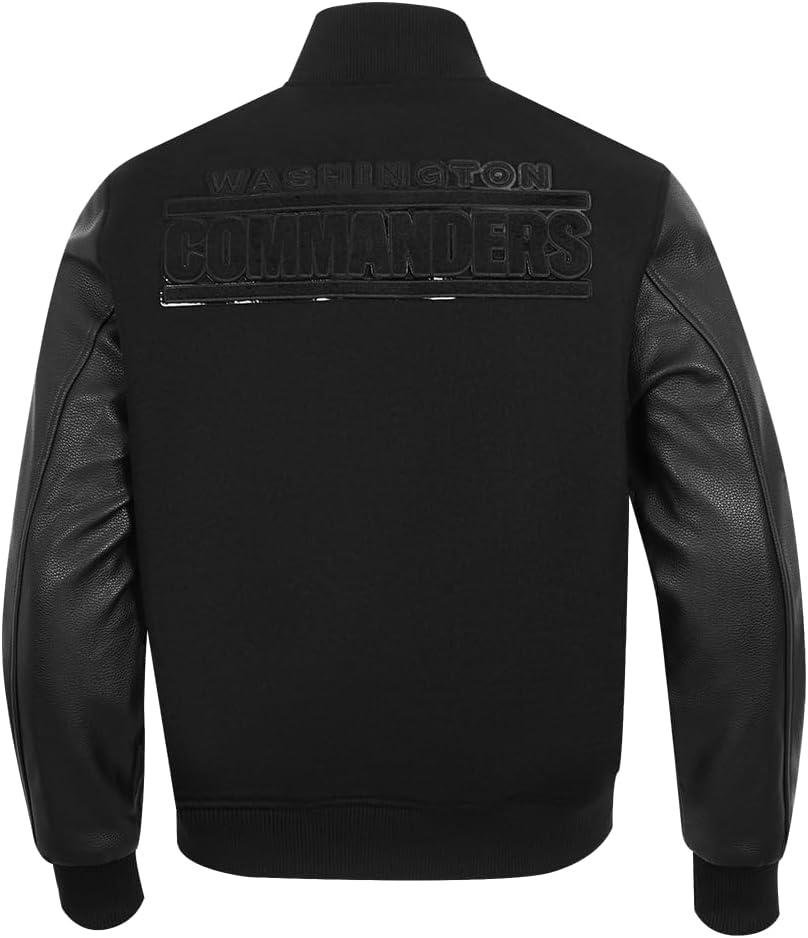 image:imagePro Standard Mens NFL Classic Triple Black Varsity JacketTriple Black