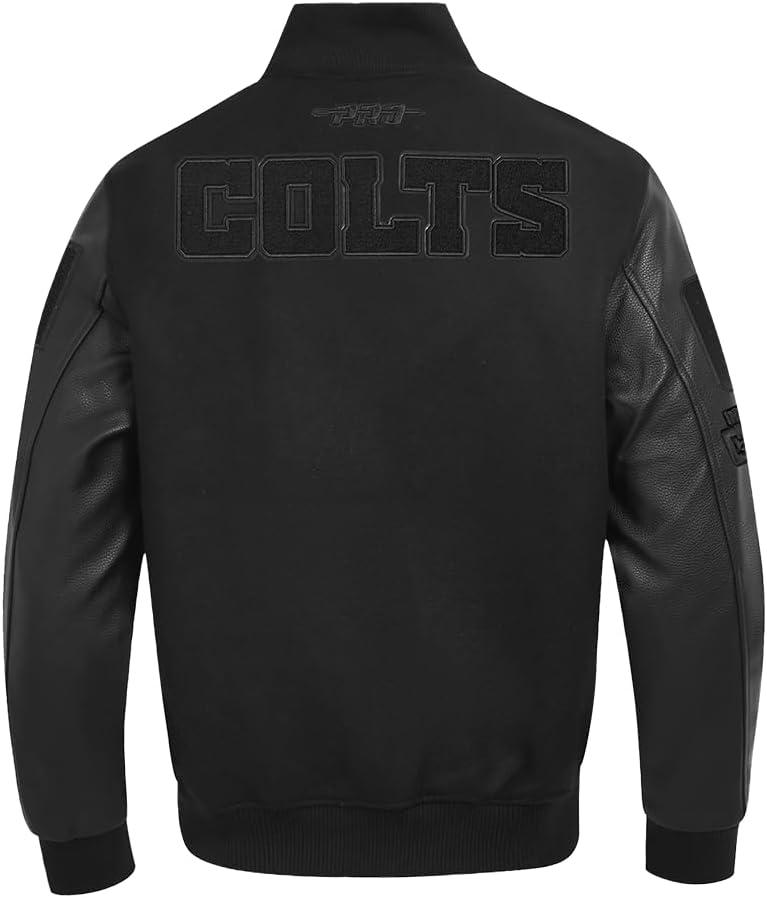 image:imagePro Standard Mens NFL Classic Triple Black Varsity JacketTriple Black