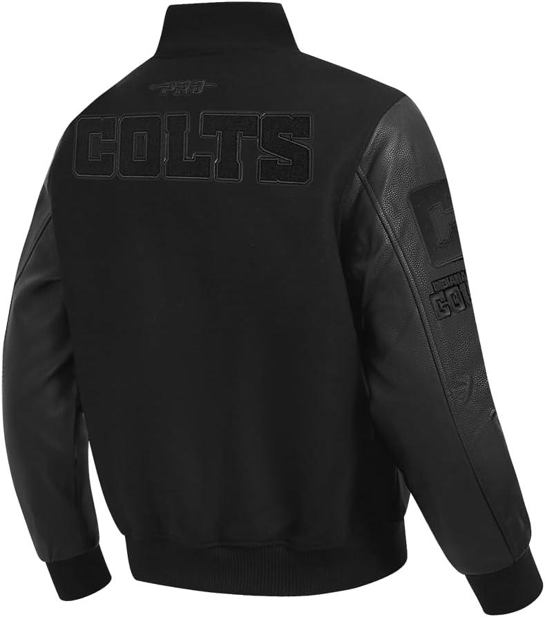 image:imagePro Standard Mens NFL Classic Triple Black Varsity JacketTriple Black