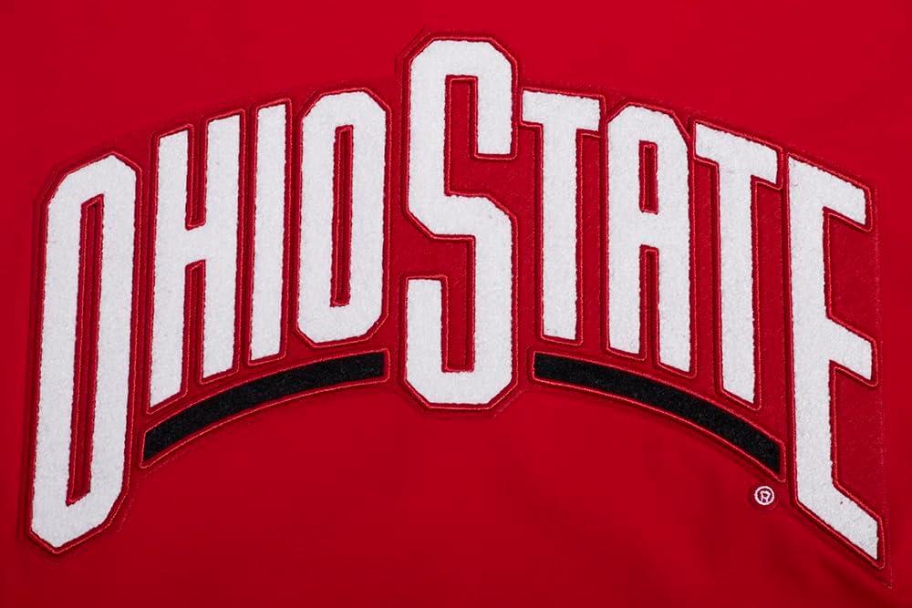 image:imagePro Standard Mens Ohio State University Classic Chenille Short Sleeve Tee Red XL