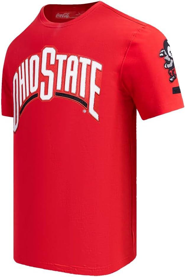 image:imagePro Standard Mens Ohio State University Classic Chenille Short Sleeve Tee Red XL