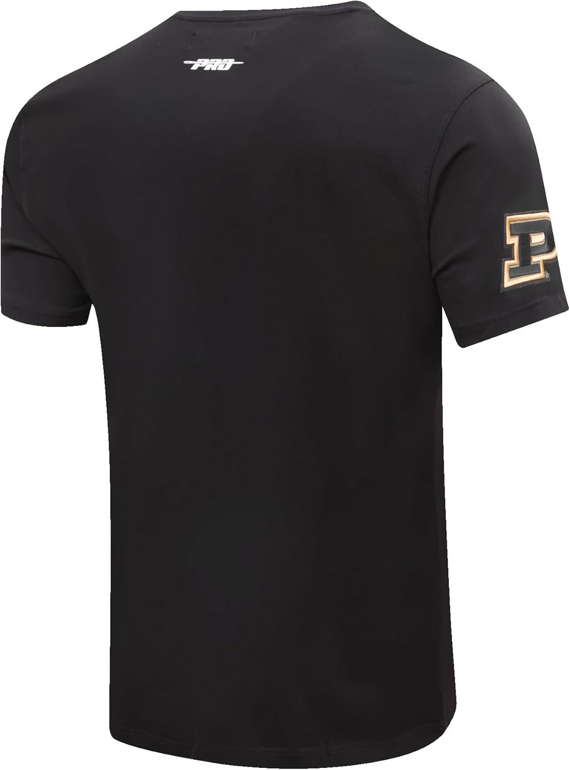 image:imagePro Standard Mens Purdue University Classic Chenille Short Sleeve Tee Black L