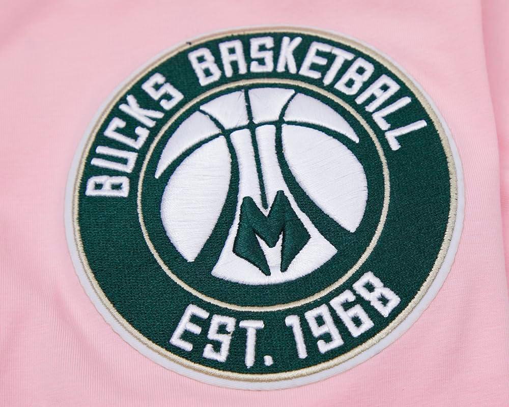 image:imagePro Standard NBA Mens Mens NBA Classic Chenille Cotton Single Jersey Short Sleeve TeePink