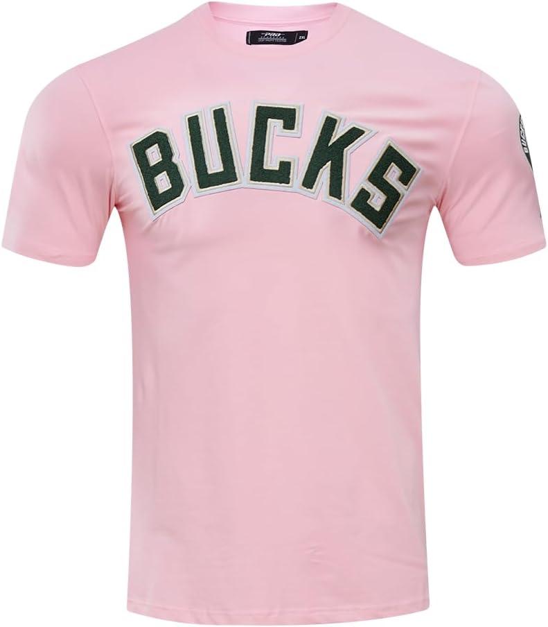 image:imagePro Standard NBA Mens Mens NBA Classic Chenille Cotton Single Jersey Short Sleeve TeePink