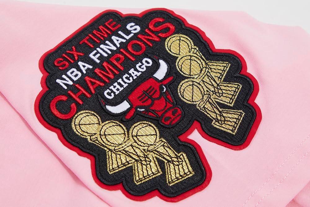 image:imagePro Standard NBA Mens Mens NBA Classic Chenille Cotton Single Jersey Short Sleeve TeePink
